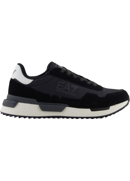 Emporio Armani EA7 Vintage Running Nylon sportcipo 47787, Fehér/Fekete