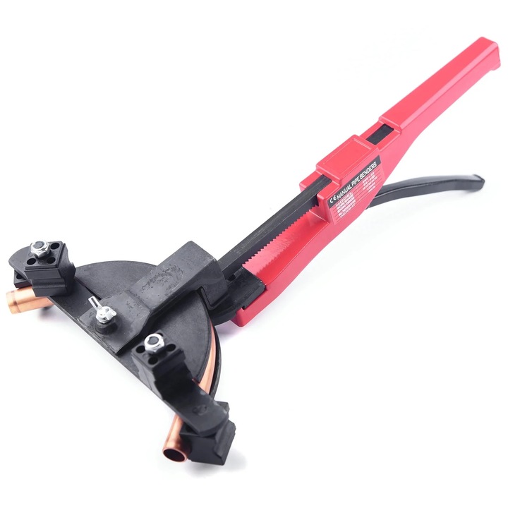 Kézi csőhajlító gép, 6-22 mm átmérő, vaskeret, nejlon matrica, sárga