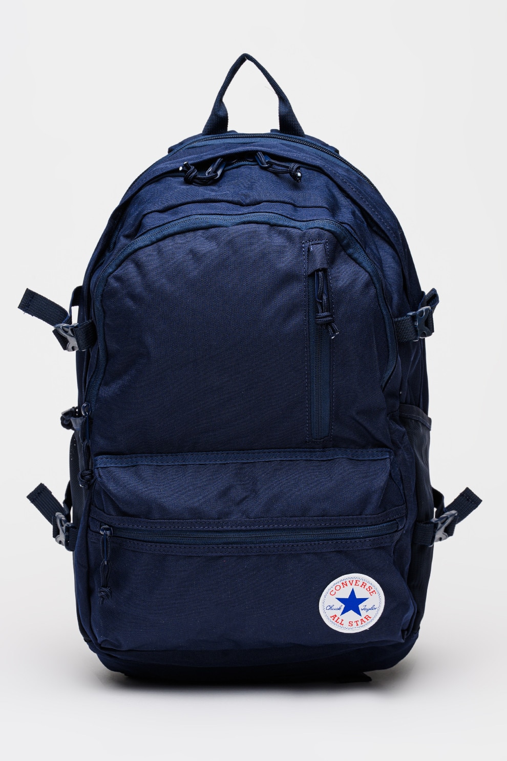 Converse, Rucsac unisex cu buzunare multiple Straight Edge, Bleumarin