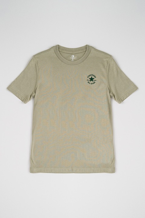 Converse, Tricou cu aplicatie logo, Verde masliniu