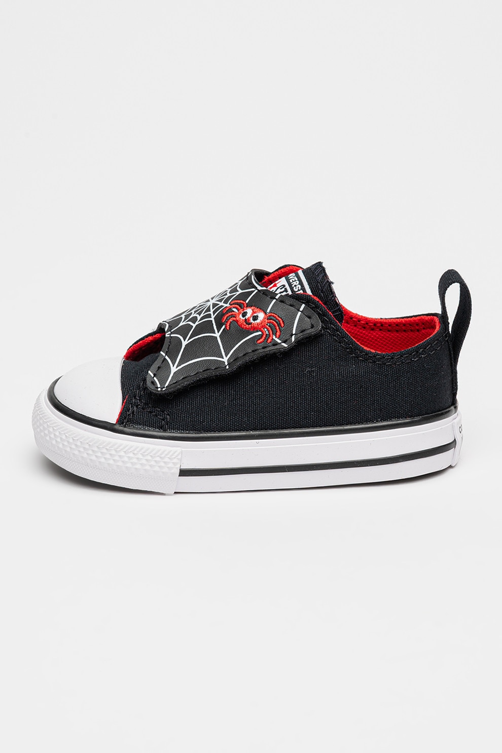 Converse, Pantofi sport cu imprimeu grafic, Rosu, Alb, Negru, 23 EU
