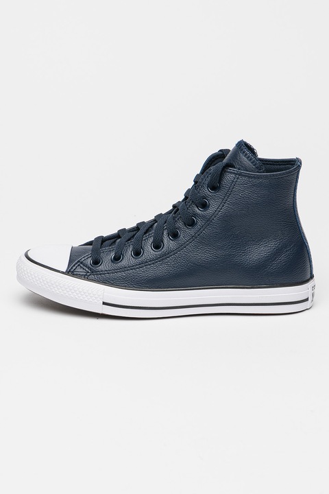 Converse, Pantofi sport mid-cut unisex de piele All Star, Albastru ultramarin