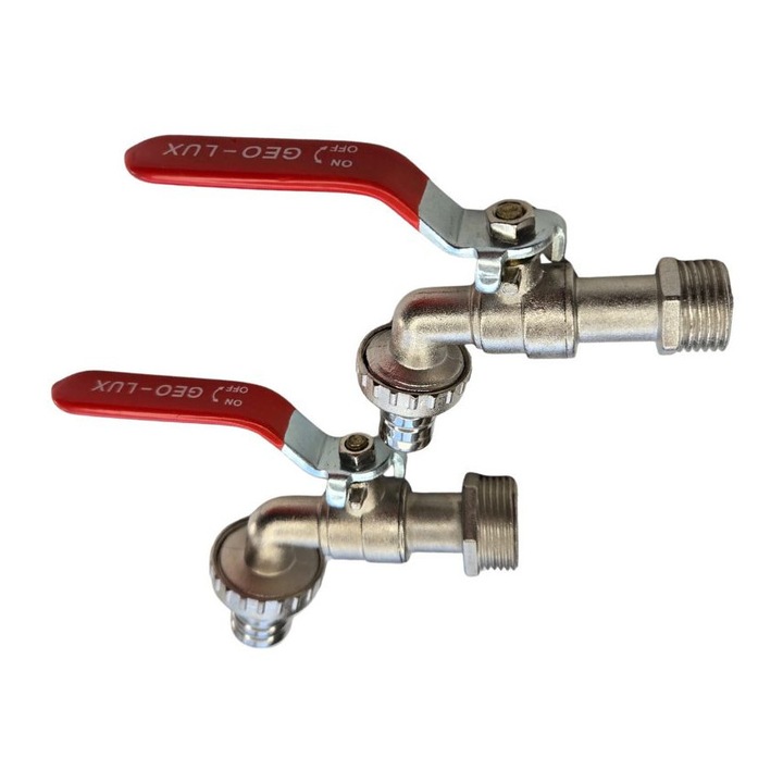 Robinet scurgere, din alama, cu sfera 1/2" FE