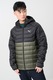 Puma, Jacheta cu vatelina si gluga, Negru, verde militar inchis, M