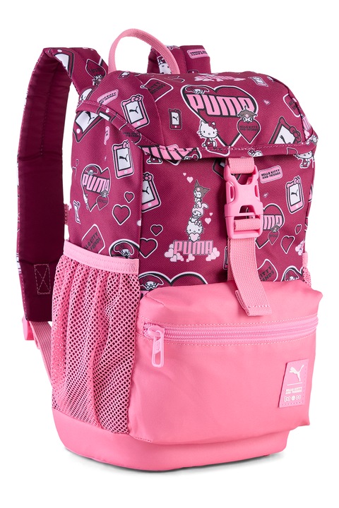 Puma, Rucsac cu imprimeu Hello Kitty, Roz zmeuriu, Roz pastel