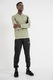 Puma, Trening cu logo si fermoar Poly, Negru/Verde pal