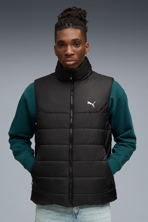 Puma, Подплатен елек с висока яка, Черен, L