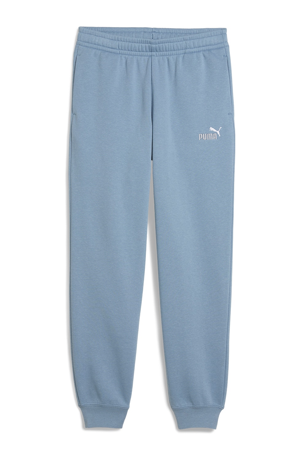 Puma, Pantaloni de trening cu logo, Albastru inchis, 164 CM