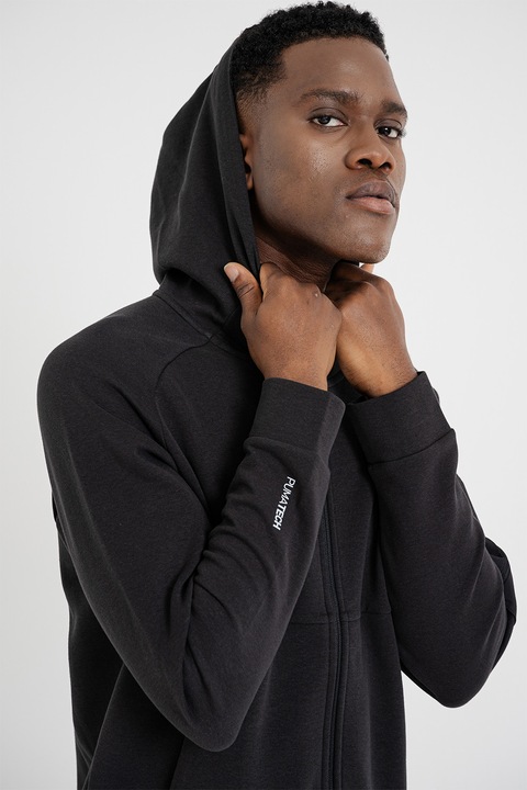 Puma, Худи Alpine Snow с цип и миди яка, Черен