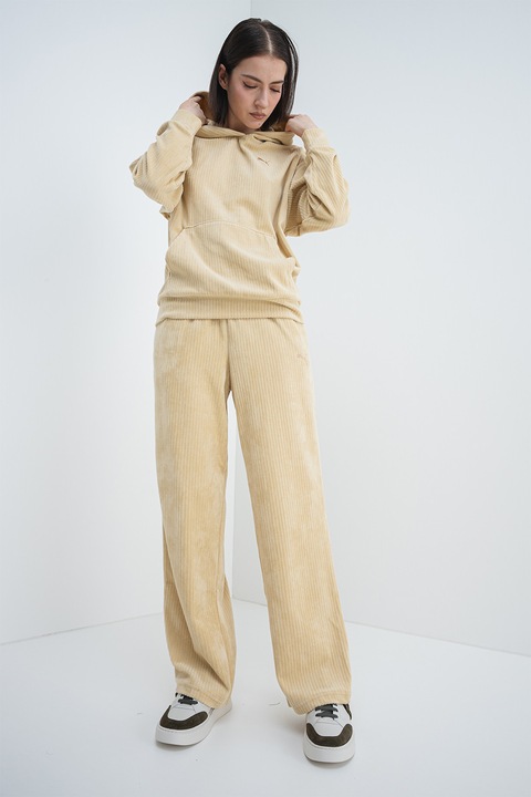 Puma, Hanorac din reiat cu maneci cazute ESS ELEVATED, Galben pai, S