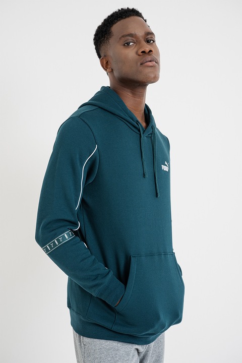 Puma, Hanorac cu buzunar kangaroo Ess Tape, Verde englez