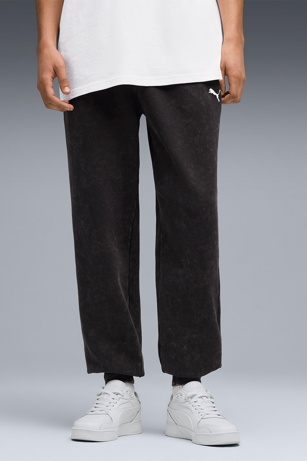 Puma, Pantaloni de trening relaxed-fit ESS Elevated, Negru, XL