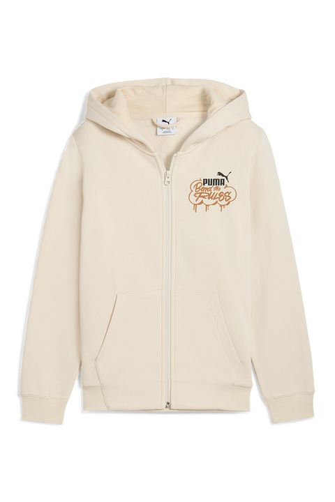 Puma, Hanorac cu buzunare si imprimeu MID90s, Alb murdar
