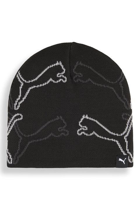 Puma, Шапка с графика на котка, Черен, Мръснобял