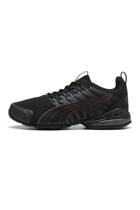 Puma, Pantofi Voltaic Evo For All Time cu garnituri sintetice pentru alergare, Rosu/Negru/Gri