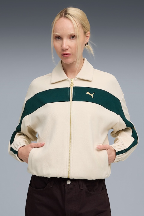 Puma, Яке с памук с цип, Светло бежово