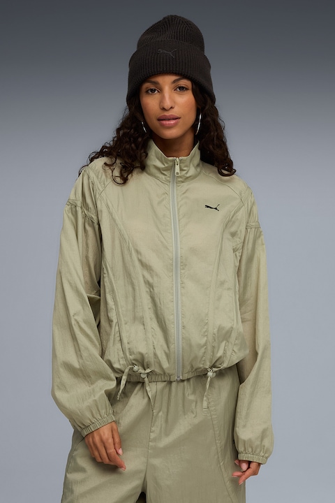 Puma, Dare To bő fazonú dzseki állítható alsó szegéllyel, Halványzöld