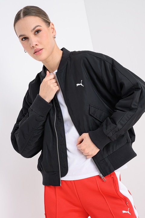 Puma, Jacheta bomber cu croiala lejera, Negru