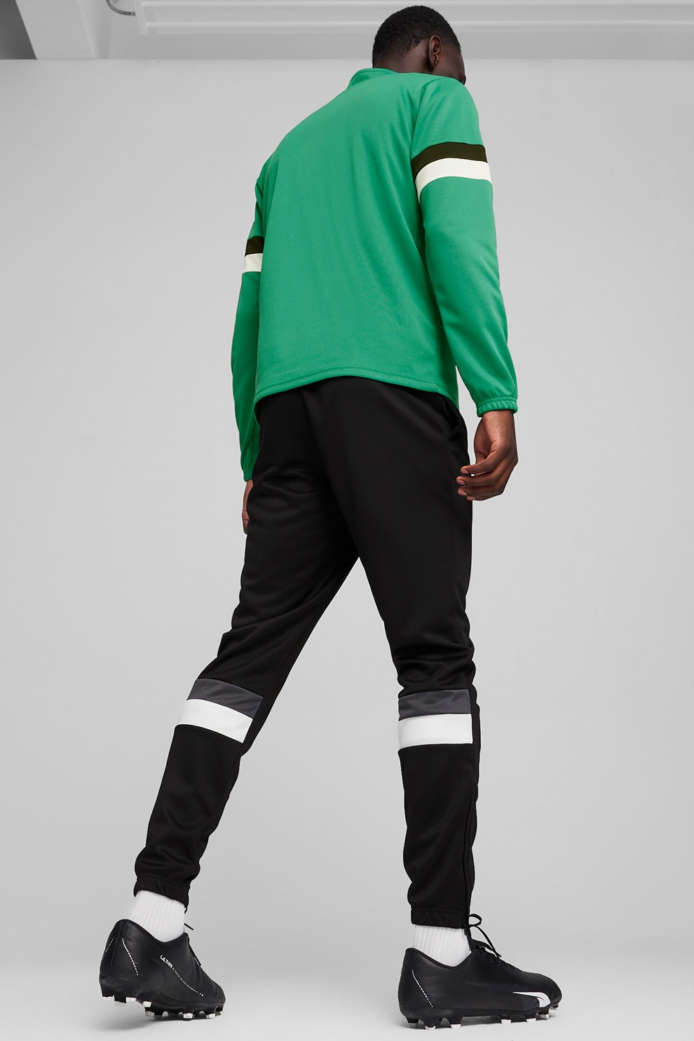 Puma Team Rise Puma, Футболен екип Team Rise, Зелен, Черен, Мръснобял, M - eMAG.bg