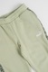 Puma, Спортен панталон със стеснен крачол и ленти с лого встрани, Тъмно каки/Зелени аспержи