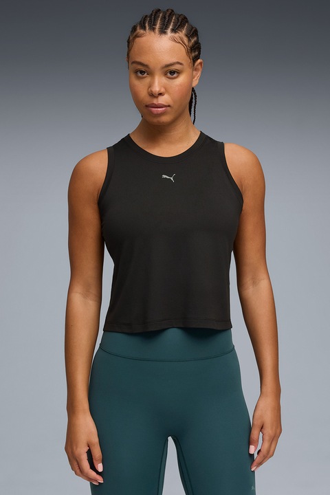 Puma, Top crop, pentru fitness Cloudspun, Negru