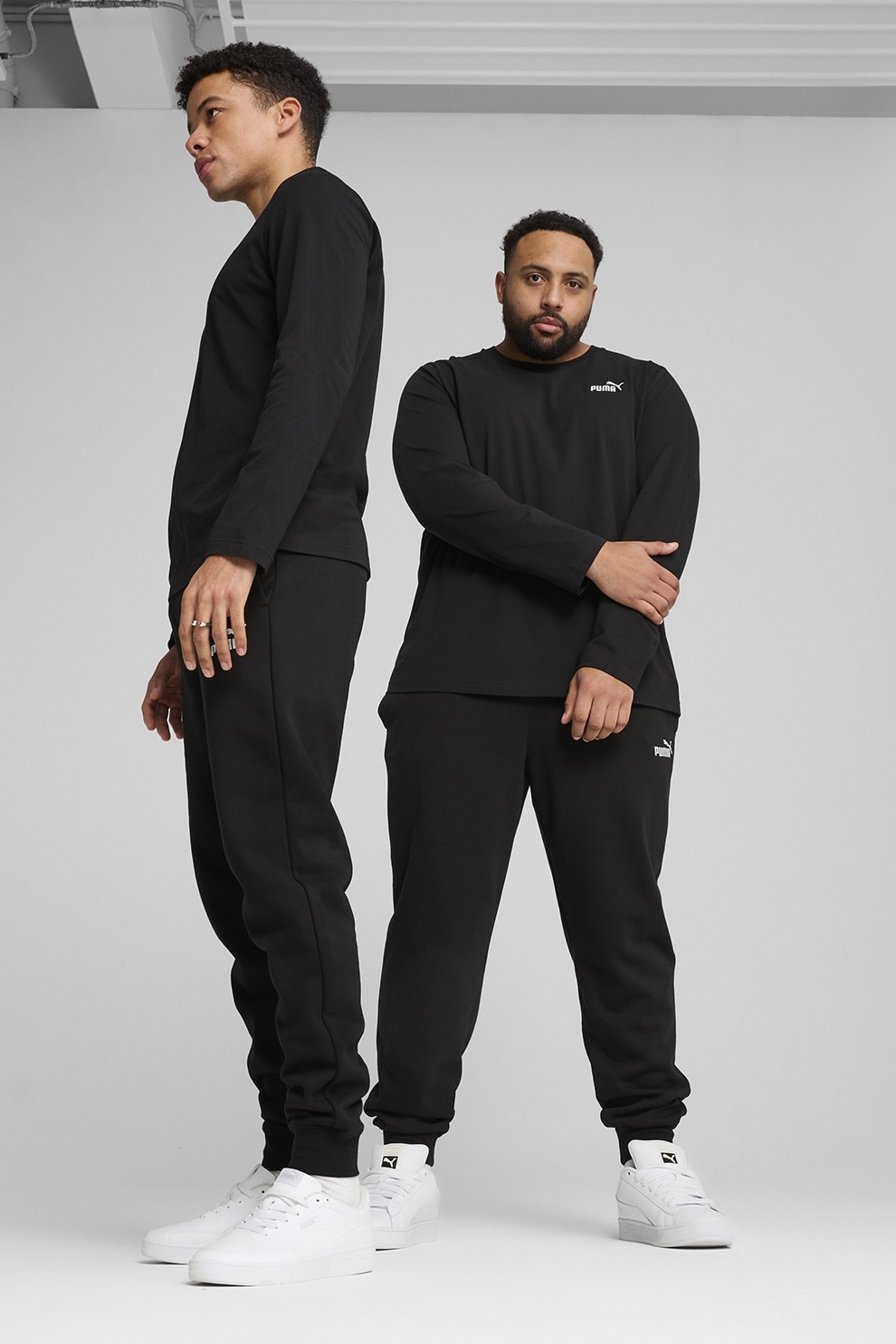 Puma, Pantaloni de trening slim-fit ESS No. 1, Negru, L