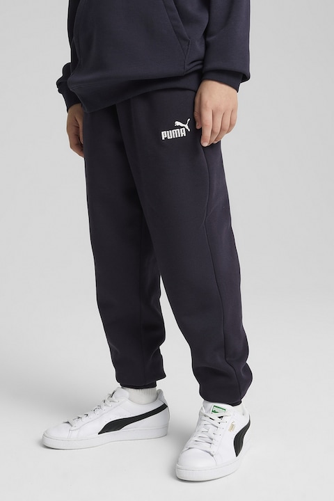 Puma, Pantaloni de trening relaxed-fit cu talie elastica ESS, Albastru ultramarin