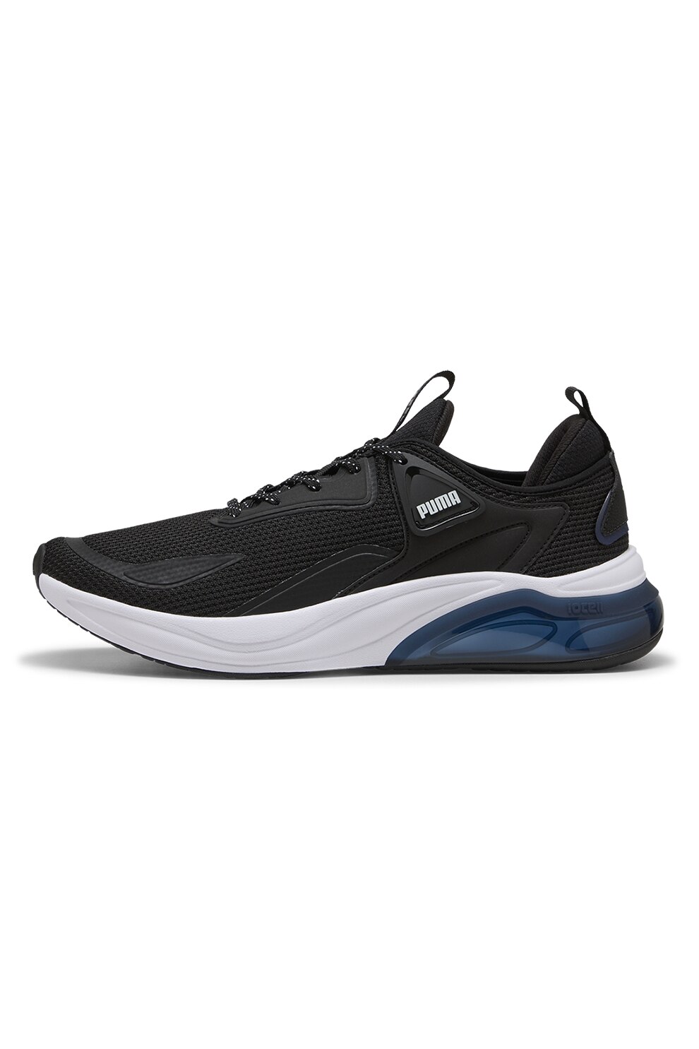 Puma, Pantofi pentru alergare Cell Thrill, Alb, Negru, Bleumarin, 7