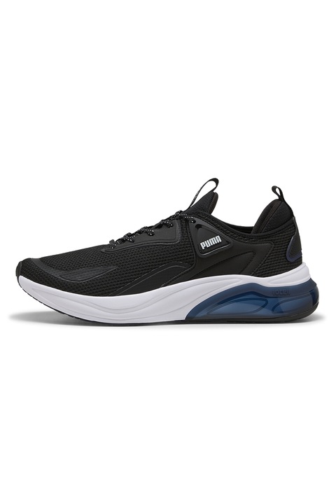 Puma, Pantofi Cell Thrill pentru alergare, Alb, Negru, Bleumarin, 9