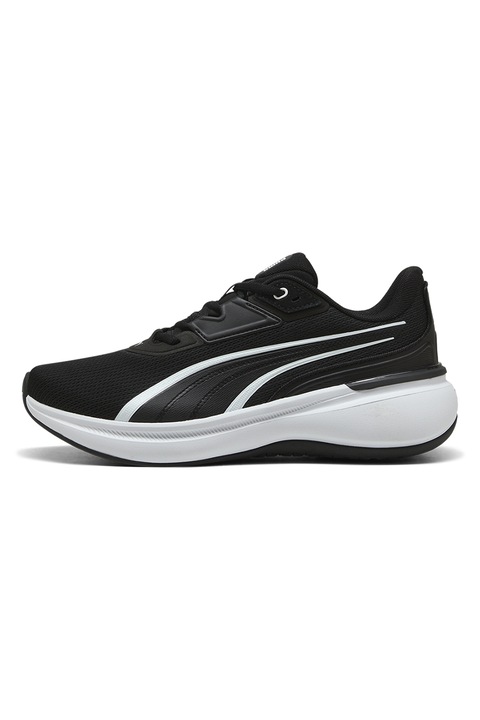Puma, Pantofi sport Softride Exo pentru alergare, Negru/Argintiu, 42