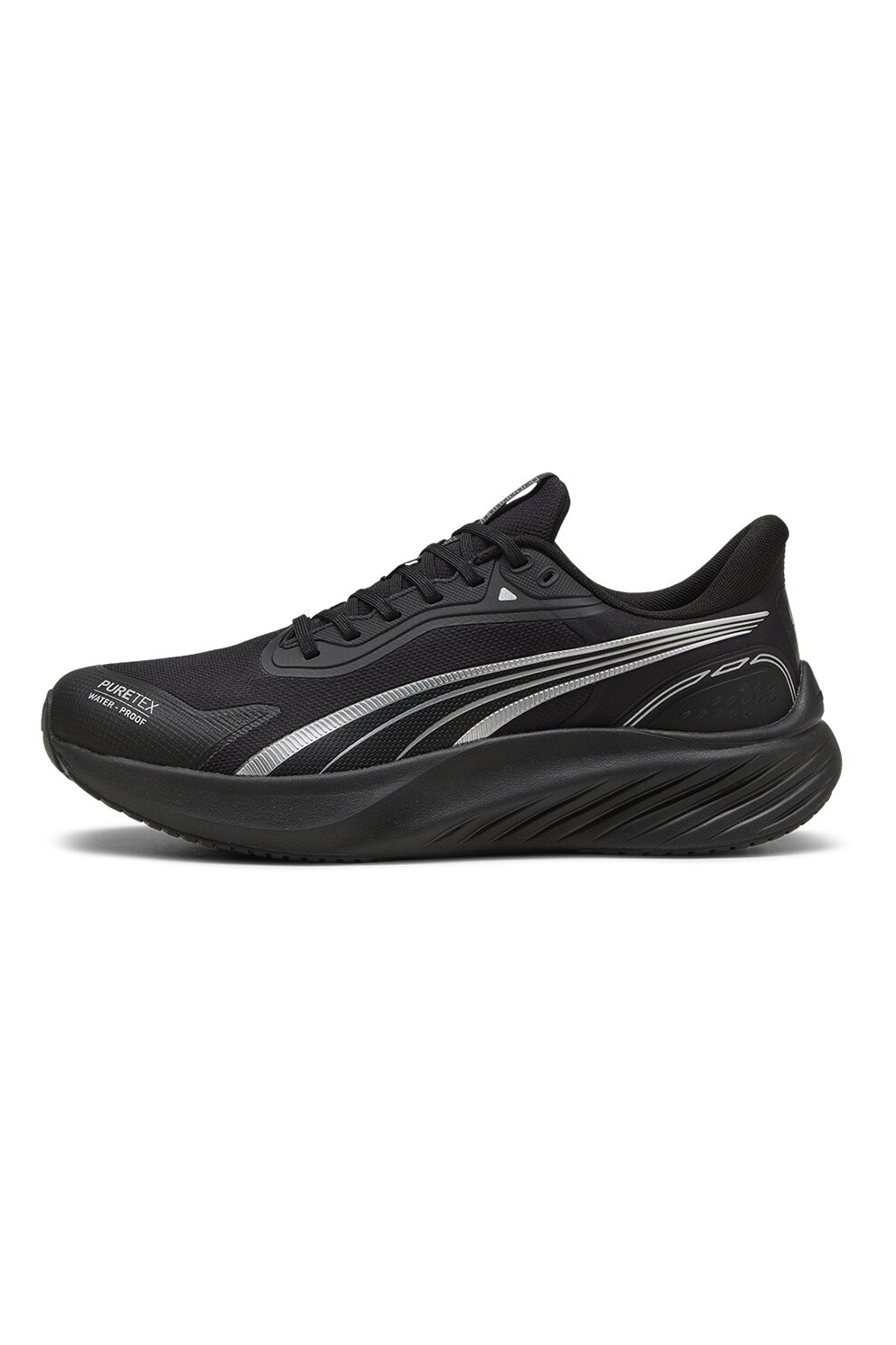 Puma, Pantofi Pounce Lite pentru alergare, Negru, Gri, 8