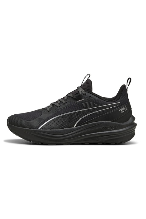 Puma, Pantofi sport cu logo Flare Pro Trail PTX, Negru stins/Argintiu