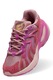 Puma, Pantofi sport Inverse Spectrum cu garnituri de plasa si piele intoarsa, Roz zmeuriu, Roz deschis, 6