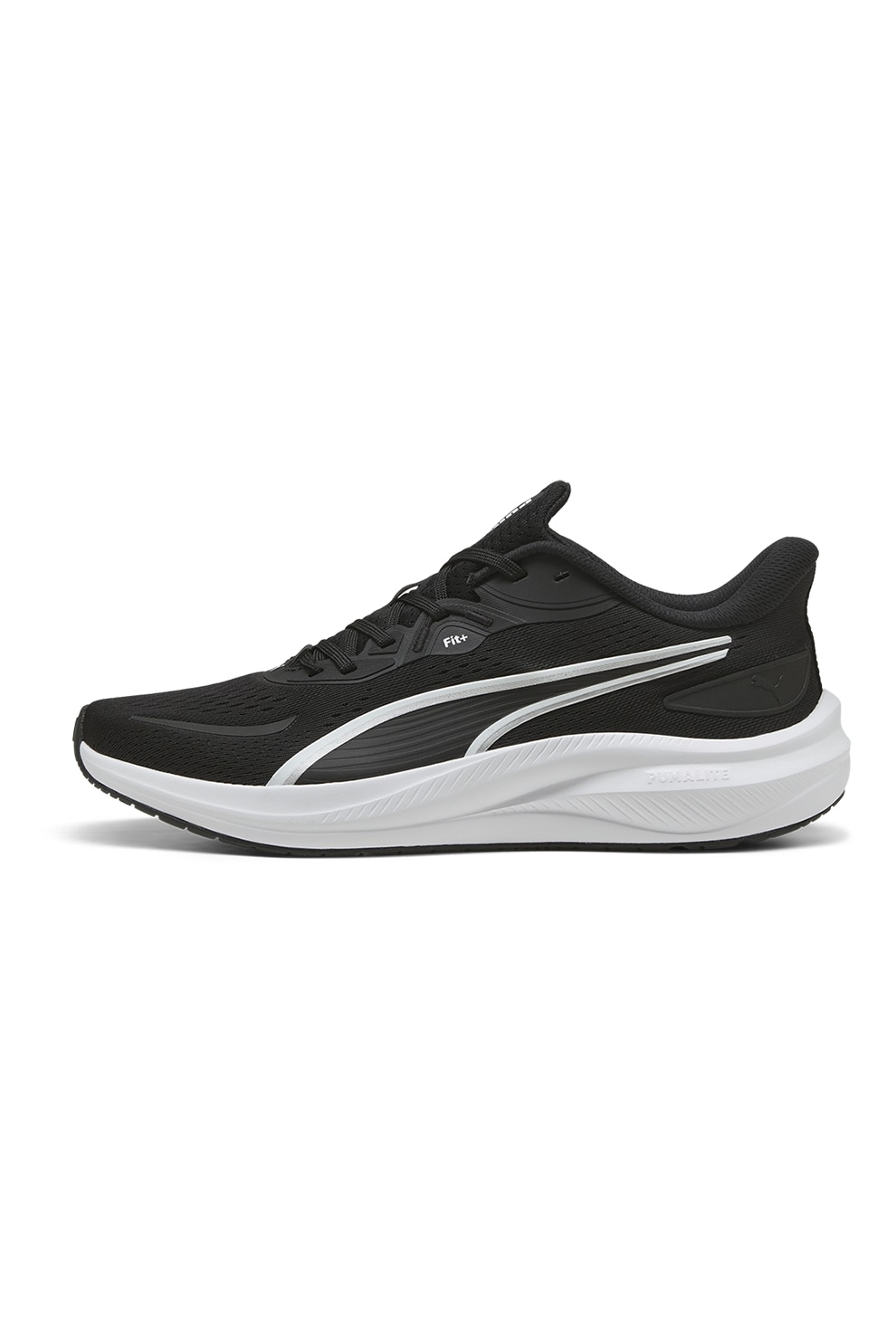 Puma, Pantofi Skyrocket Lite 2 cu brant cu amortizare pentru alergare, Alb, Negru, Argintiu, 9