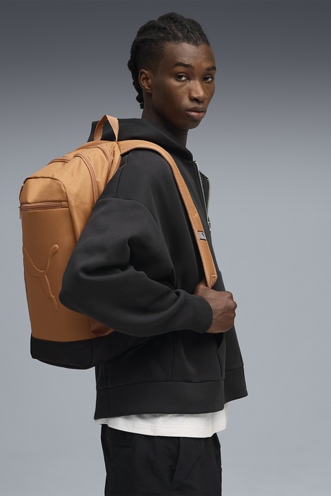Puma, Rucsac unisex Buzz- 28L, Negru, Portocaliu persan