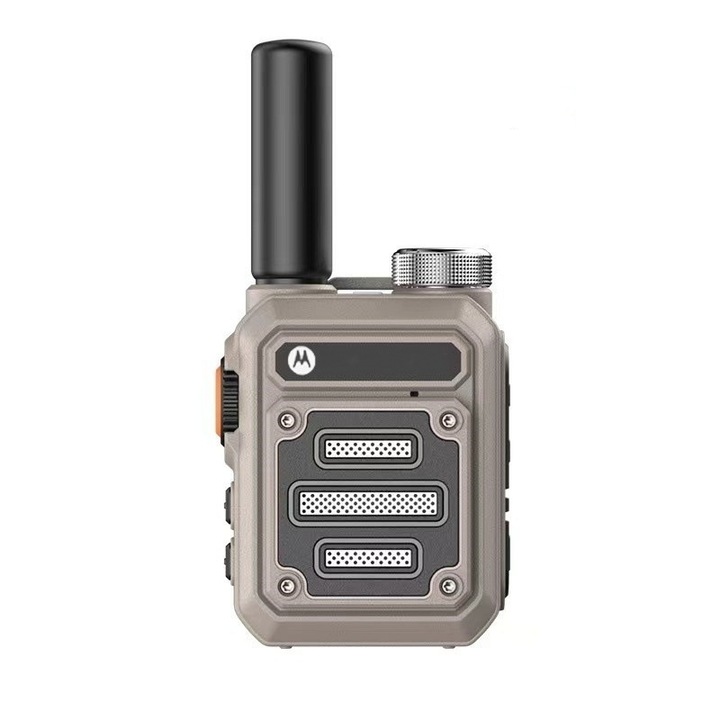 Radio portabil, walkie-talkie, 5W, 400-470MHz, baterie reincarcabila de 5000mAh, kaki