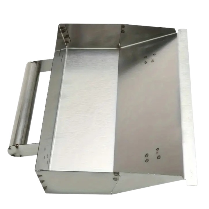 Dispozitiv manual pentru tencuiala, ciment si mortar, din otel inoxidabil, 32x20 cm