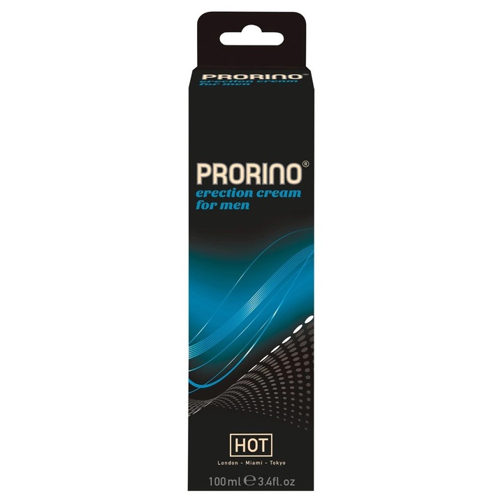 Crema pentru erectie Prorino, 100 ml, cu extracte de ginkgo, ginseng rosu, negru