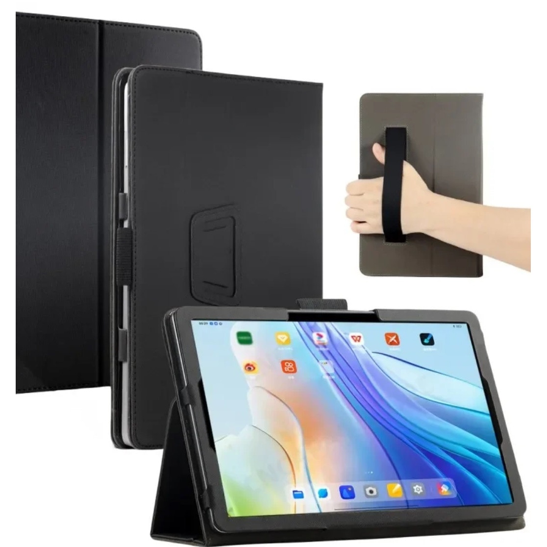 Husa Husa Cu Maner Pentru Tcl Tab 10 Gen2 8496g 10.36 10.4 Negru