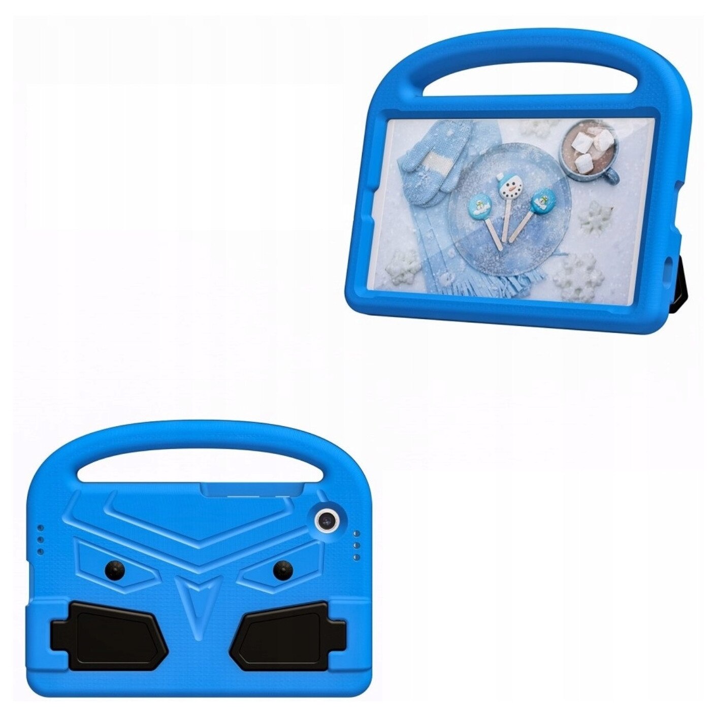 Husa Tableta Kids Pancer Albastra 2023, protectie completă, suport, pentru Samsung Galaxy Tab A9+ Plus 11