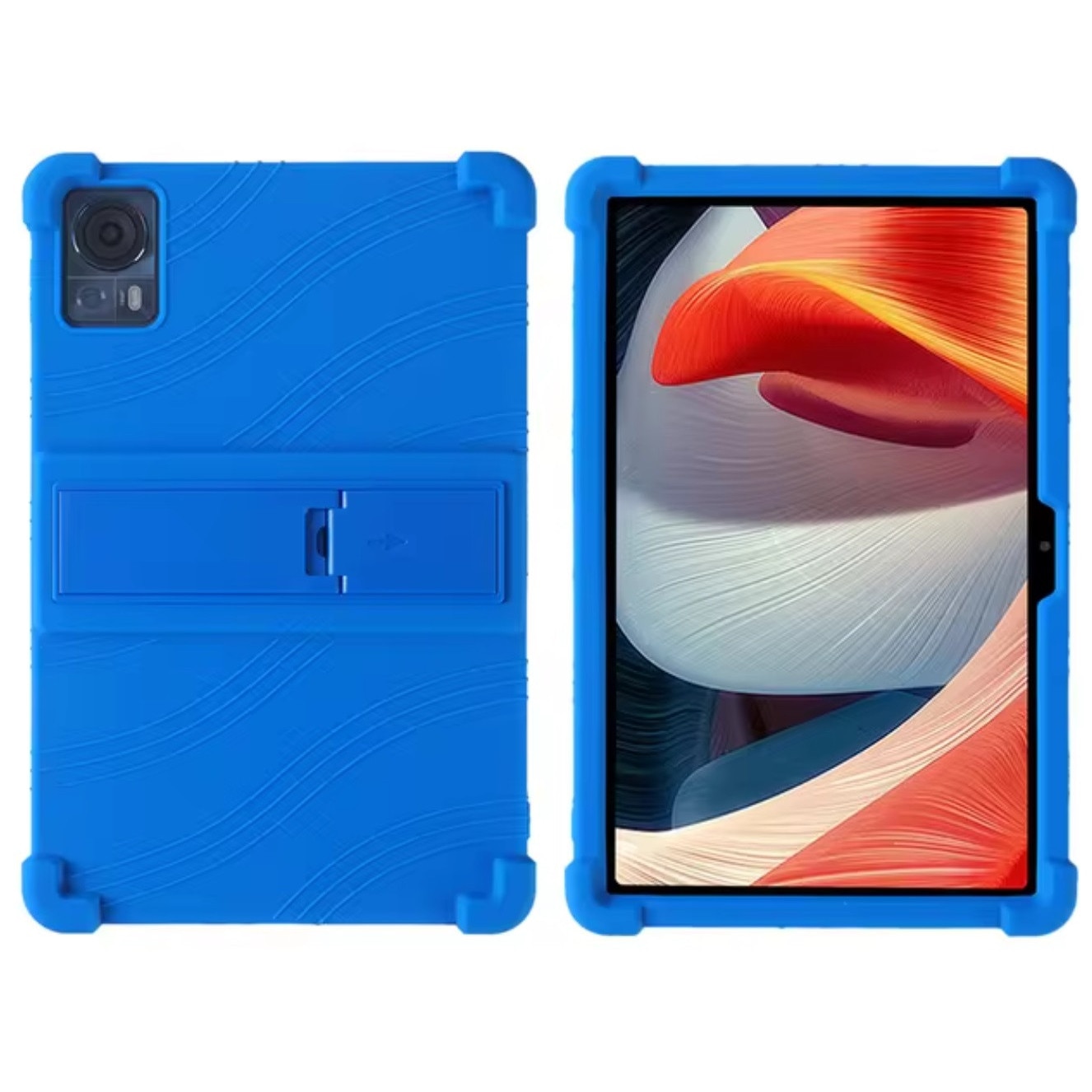 Husa tableta, Silicon, Albastru, pentru Doogee 11" T30 Ultra/T30 Pro/T30s/T30, protectie
