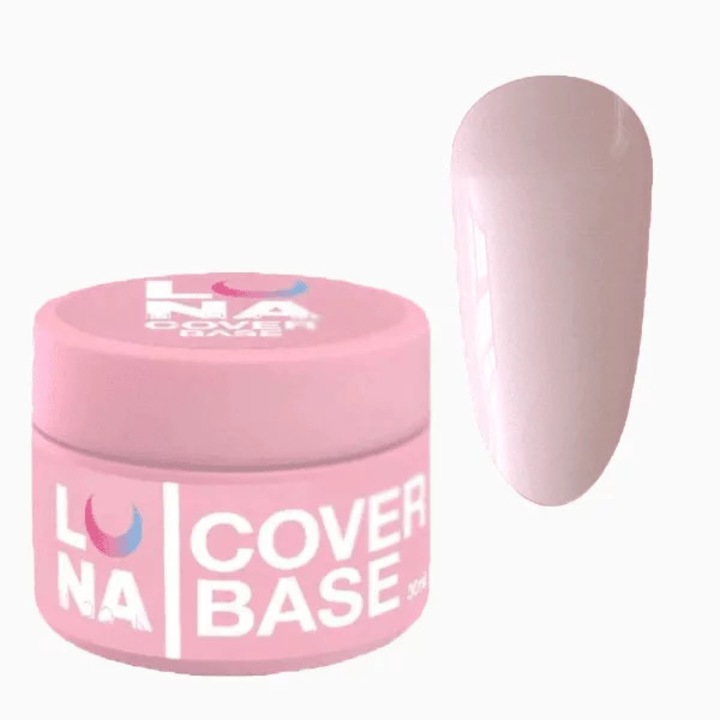 Baza hibrida Luna Cover Base 07, 30 ml, mata si lucioasa