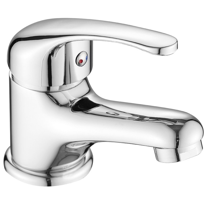 Батериен лост Kuchinox Pedro, хром, 90 мм, 110 мм, комплект с автоматичен коректор и държачи 3/8"