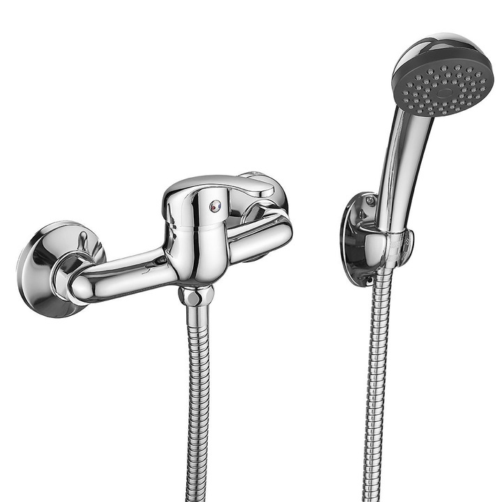 Смесител за душ Scienna Kuchinox Pedro, хром, 15 л/мин, комплект с душ