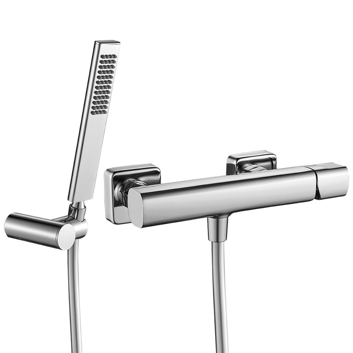 LAVEO zuhanyszett, 150 cm, ezüst