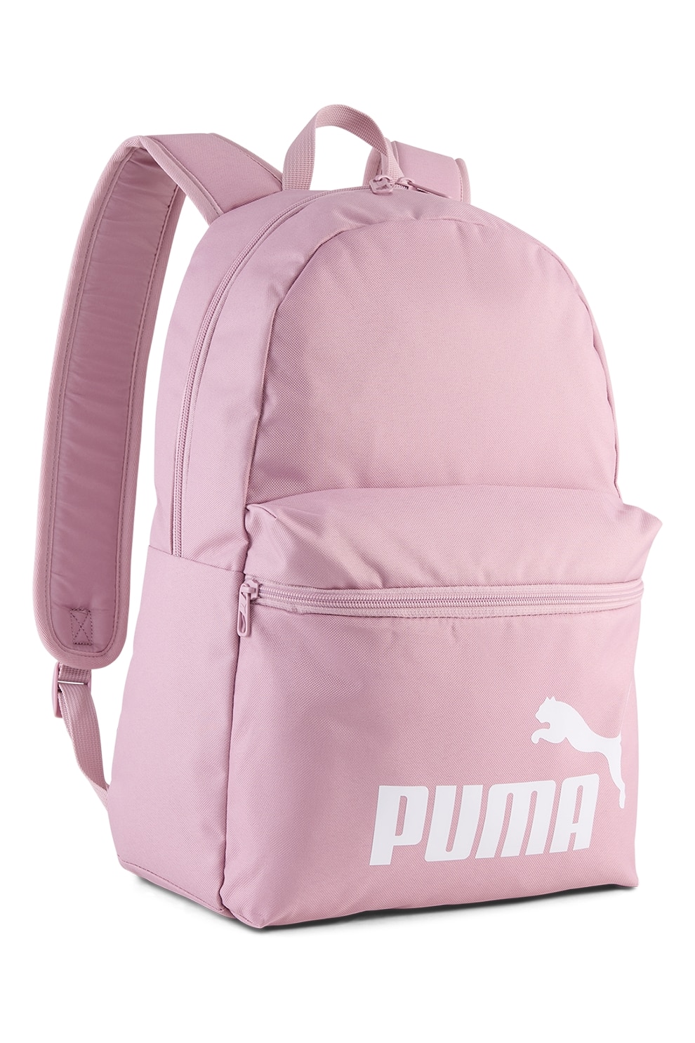 Puma, Rucsac cu imprimeu logo Phase - 22 L, Alb, Roz pastel