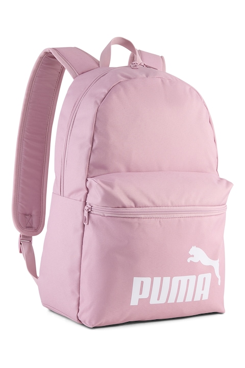 Puma, Раница Phase с лого - 22 л, Бял, Пастелнорозов