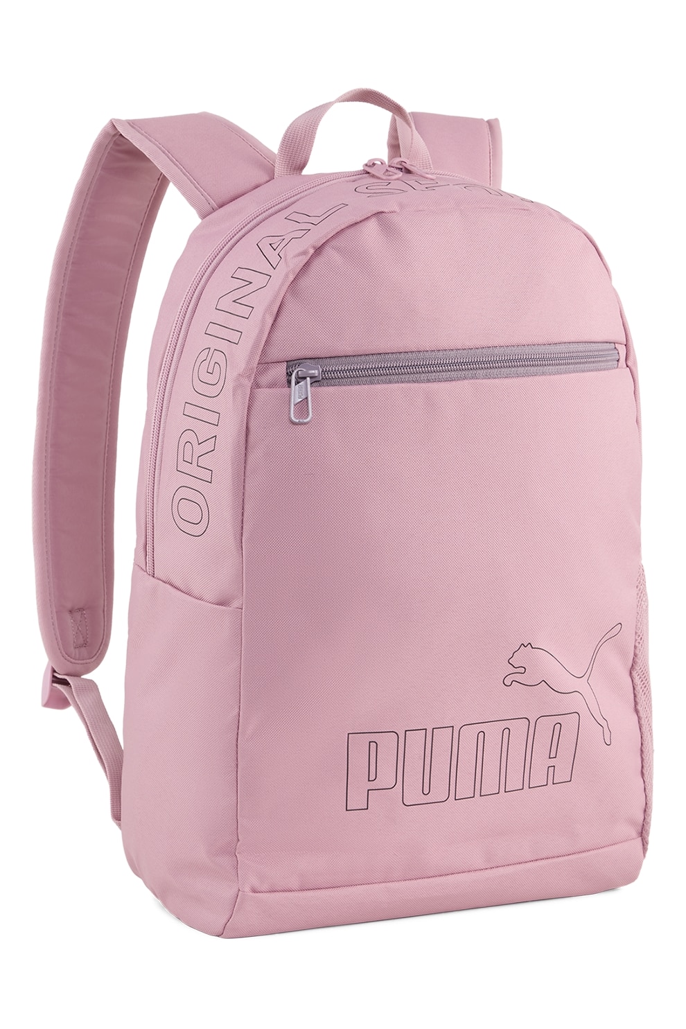 Puma, Rucsac cu imprimeu logo Phase II, Roz pastel, Roz