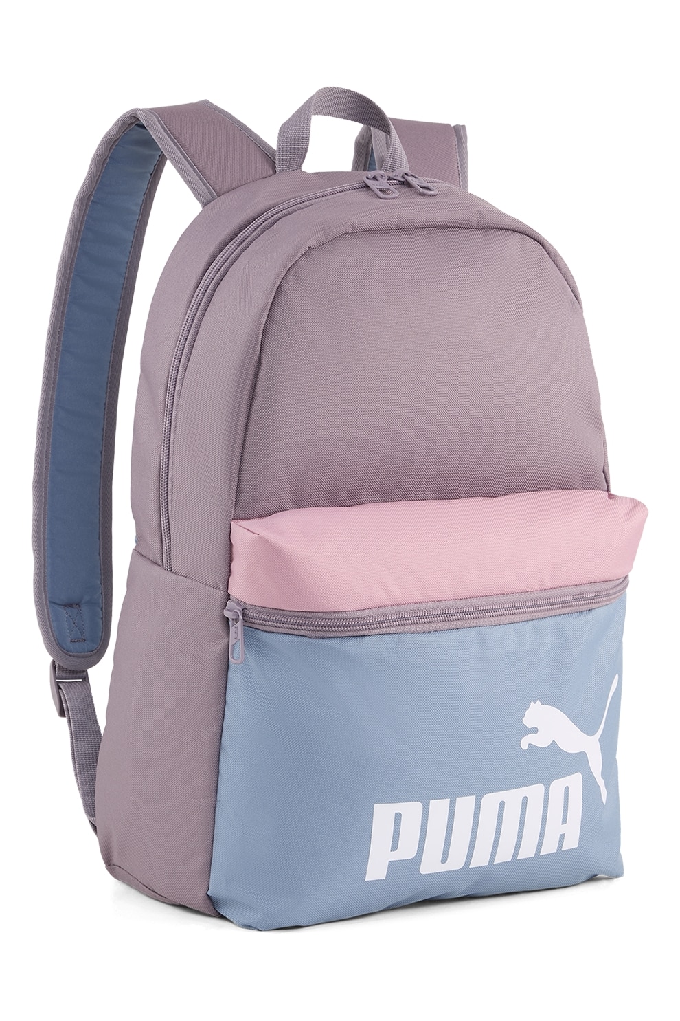 Puma, Rucsac cu logo - 22 L, Albastru pastel, Roz pastel