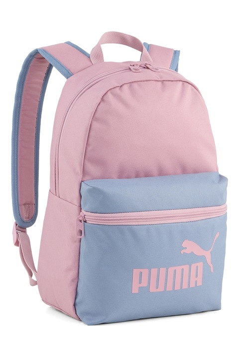 Puma, Малка раница Phase с контрастно лого, Пастелносин, Пастелнорозов